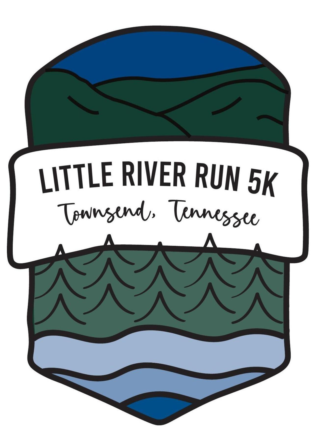 Little River Run 5K - Townsend Tennessee logo