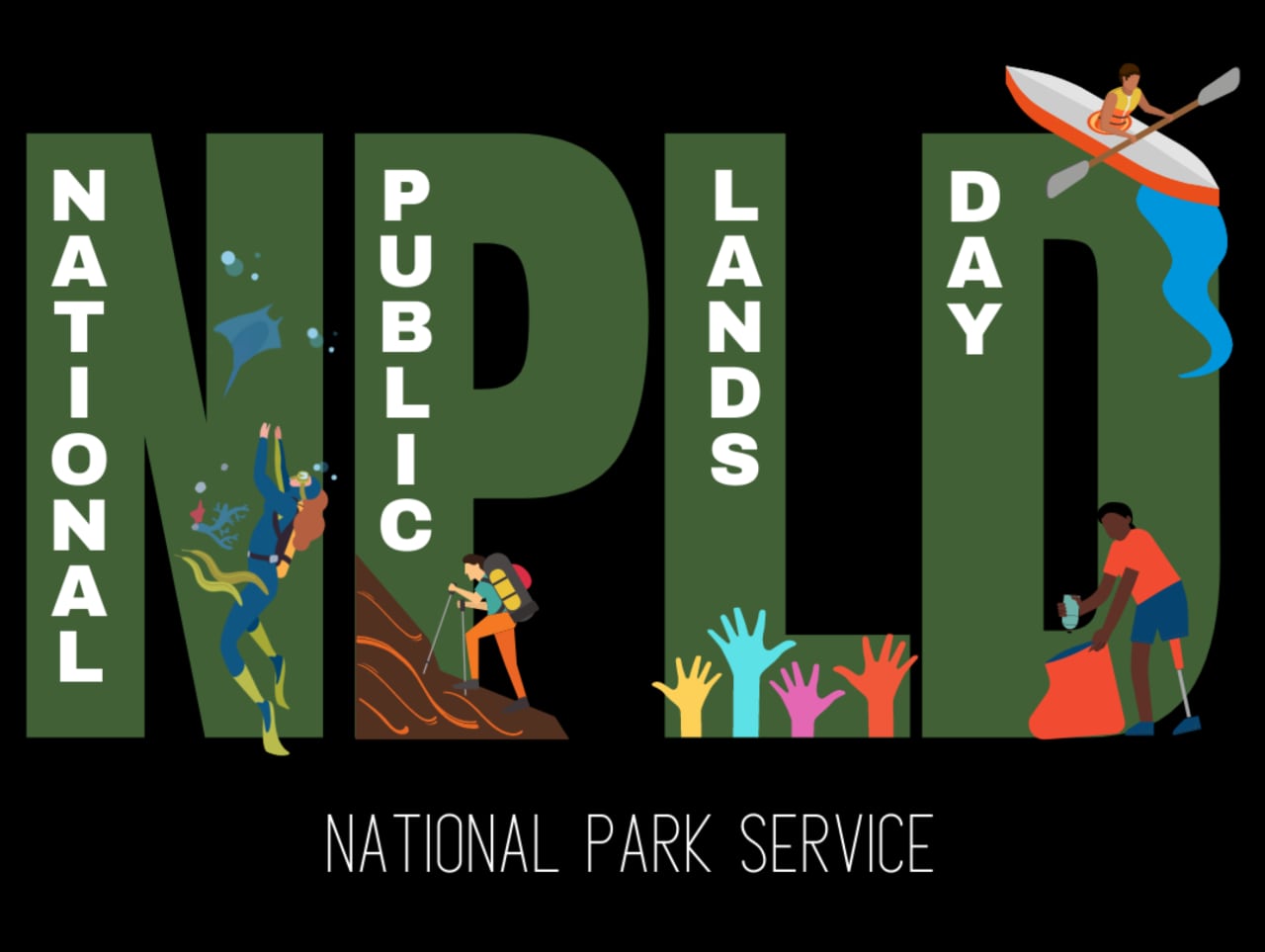 National Public Lands Day NPS poster
