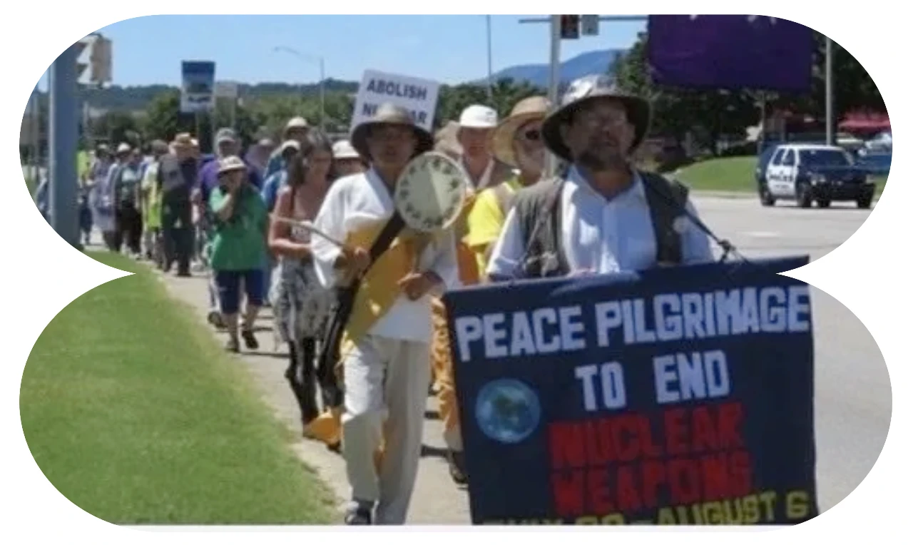 Peace pilgrimage from the Smoky Mountains to Oak Ridge