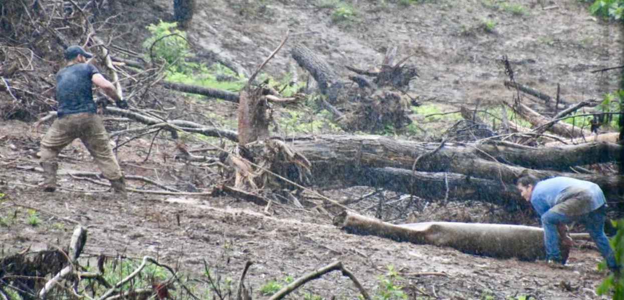 Drainage had been a problem here in the past.